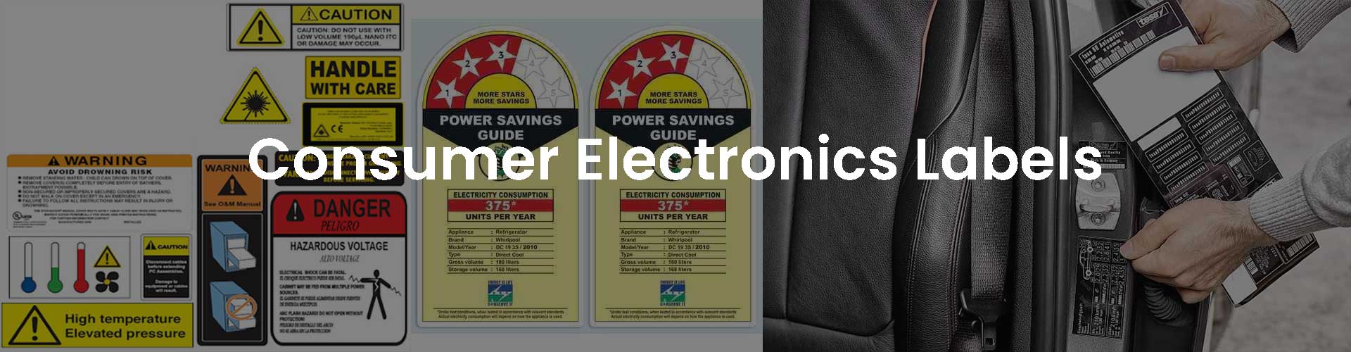 Consumer Electronics Label Manufacturers in Pune, Suppliers and Exporters in Pune, Maharashtra | Hempra Multi Prints Pvt. Ltd.